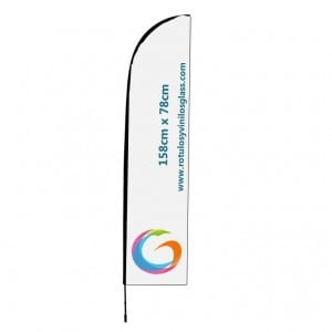 Display bandera vela 158x78cm